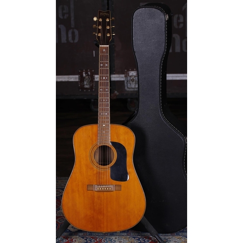 756 - 1989 Washburn D-28S/N acoustic guitar; Back and sides: Indian rosewood, light surface marks; Top: na... 