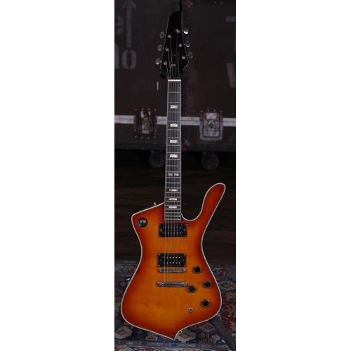 759 - Hondo II HD940BS 'Iceman' electric guitar, made in Korea, circa 1980; Body: brown sunburst finish, r... 