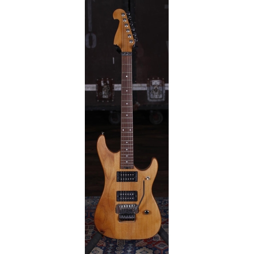 762 - Washburn Nuno Bettencourt N2 electric guitar; Body: natural finish, rubbing to contour and back, din... 