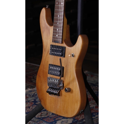 762 - Washburn Nuno Bettencourt N2 electric guitar; Body: natural finish, rubbing to contour and back, din... 