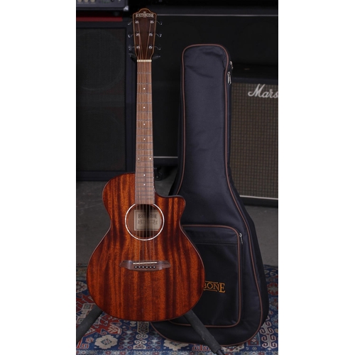 785 - Rathbone No. 1 acoustic guitar; Body: mahogany, a few light marks; Neck: good; Fretboard: rosewood; ... 