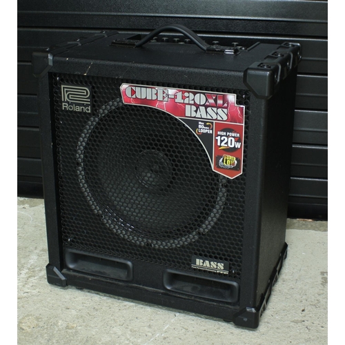 1107 - Roland Cube 120XL Bass guitar amplifier*Please note: Gardiner Houlgate do not guarantee the full wor... 