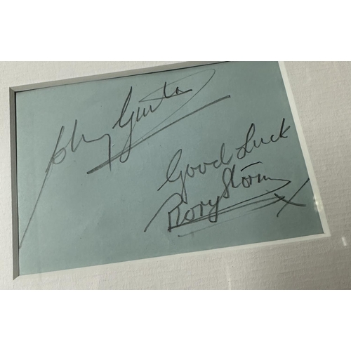 414 - Beatles interest - autographed page signed by Brian Epstein to the front and by Rory Storm and Jonny... 