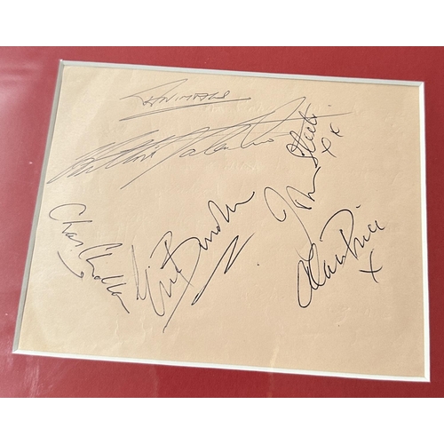 423 - The Animals - autographed and mounted display