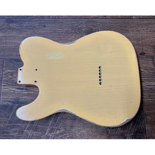 1455 - Fender Telecaster guitar body with blonde relic finish