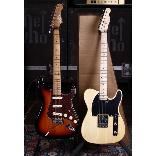 702 - Jet S Type electric guitar; together with an unbranded T Type electric guitar (2)