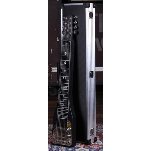 806 - Harley Benton EBM lap guitar, within flight case