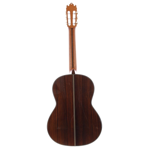 3519 - 2013 Manuel Contreras C-4 classical guitar, made in Spain; Back and sides: Indian rosewood; Top: ced... 