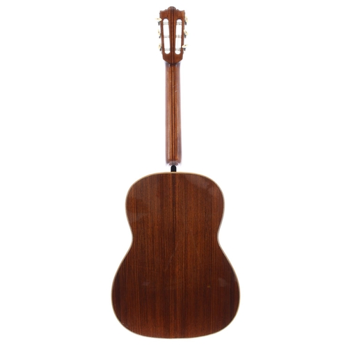 3528 - 1957 Hofner Model 497 concert classical guitar, made in Germany; Back and sides: rosewood, light sur... 