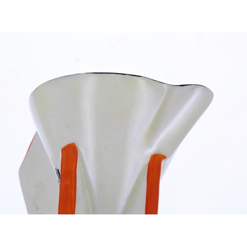 520 - Clarice Cliff Bizarre 'Latona' conical milk jug, 2.5