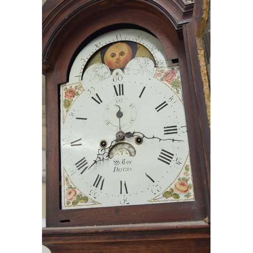 775 - Mahogany eight-day longcase clock, the 12