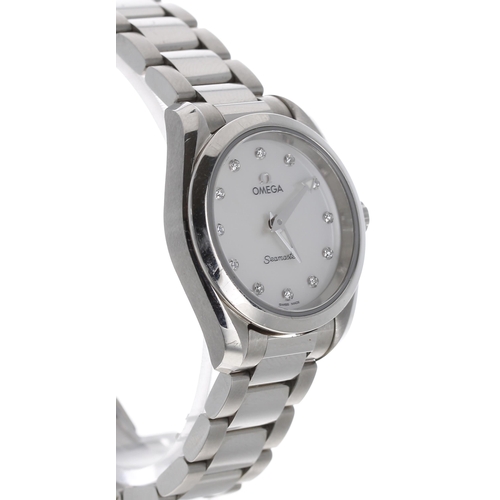 10 - Omega Seamaster Aqua Terra stainless steel lady's wristwatch, reference no. 2201028655001, serial no... 