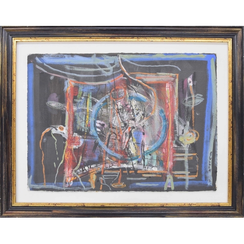 621 - Martin Fuller (b.1943) - Abstract figurative subject, signed Fuller and dated 05 (2005) also inscrib... 