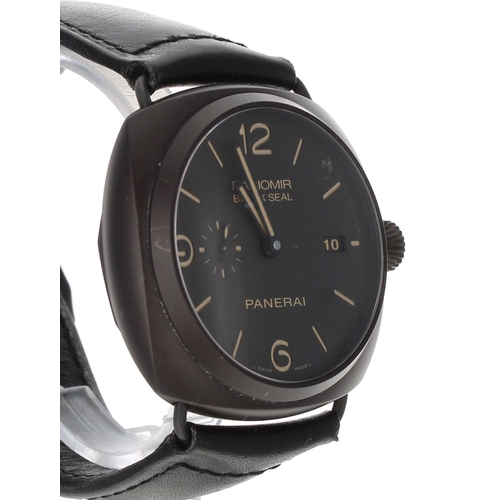 66 - Panerai Radiomir Black Seal automatic composite gentleman's wristwatch, reference no. OP6959, serial... 