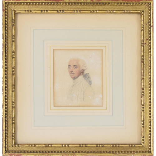 893 - John Smart (1741-1811) - Portrait of a gentleman, head and shoulders to Dexter, gaze directed at spe... 