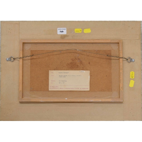 937 - Edward Wesson RI., RBA., RSMA., (1910-1983) - 'Making up Stream' A tug boat and a further boat on an... 