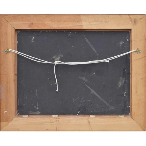 979 - Robert Edward Morrison (1852-1925) - Summer river landscape, signed, oil on board, 12