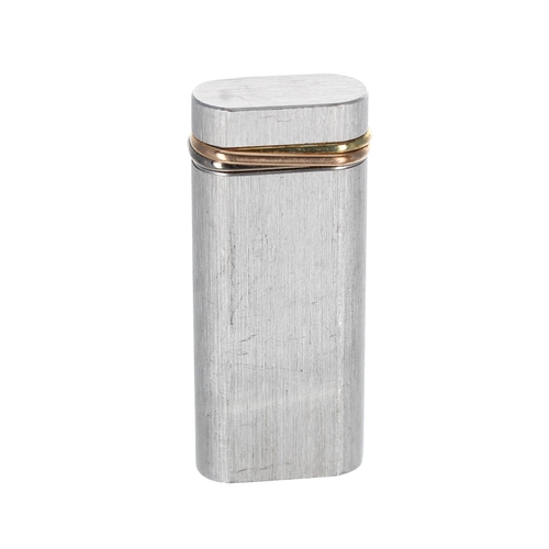 175 - Must de Cartier Briquet lighter, signed no. E01965, 59mm** with the original box and related paper's... 