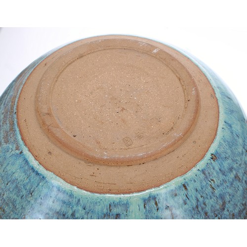 563 - Leonard Edgar for 'Clay Pits, Ewenny' studio glazed stoneware bowl, bearing the artist's monogram an... 