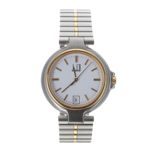 91 - Alfred Dunhill Millennium Classic gold and stainless steel gentleman's wristwatch, reference no. 6.1... 