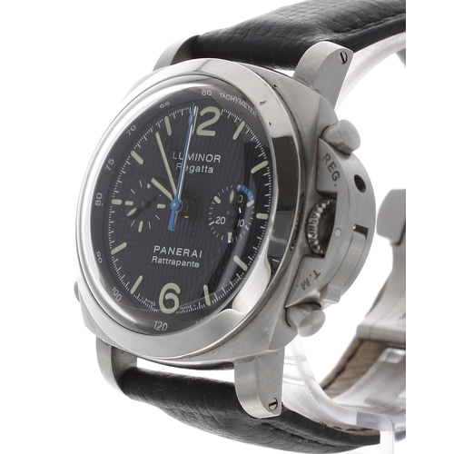 67 - Panerai Regatta Rattrapante 'Classic Yachts Challenge 2007' split seconds chronograph automatic stai... 