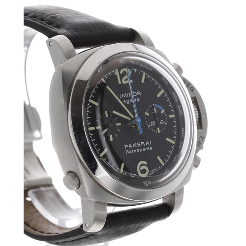 67 - Panerai Regatta Rattrapante 'Classic Yachts Challenge 2007' split seconds chronograph automatic stai... 