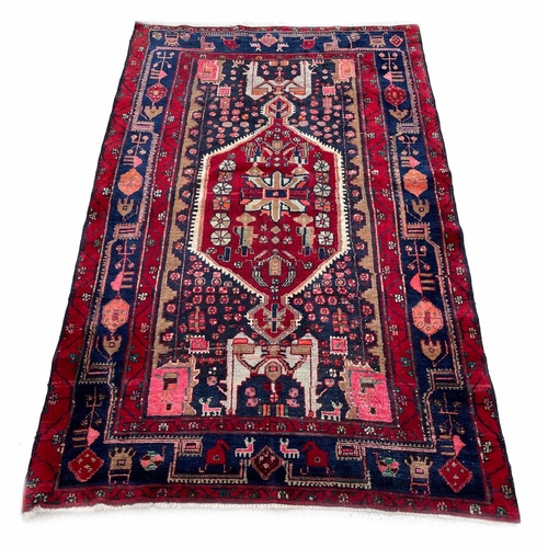 1001 - Persian hand-made Navahand rug, 84