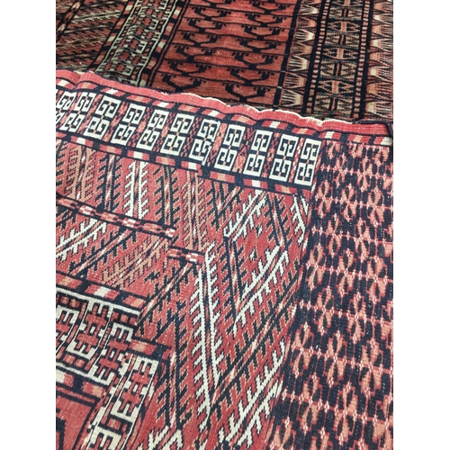 1002 - Antique hand-made Hatchli rug, 52