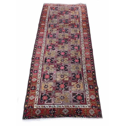 1003 - Antique handmade Persian Lori carpet, 129