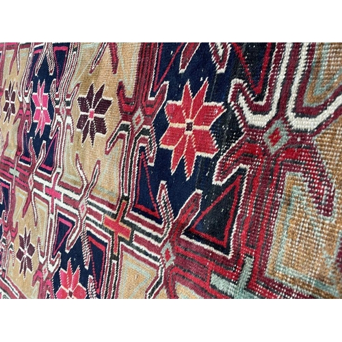 1003 - Antique handmade Persian Lori carpet, 129