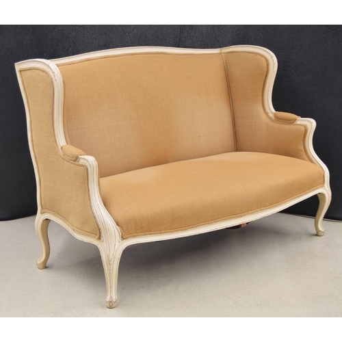 1013 - Decorative French painted settee, 61