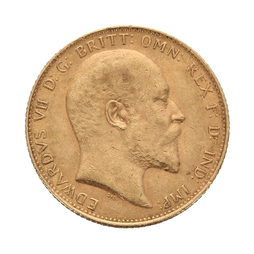 204 - Edward VII 1904 full sovereign coin, 8gm