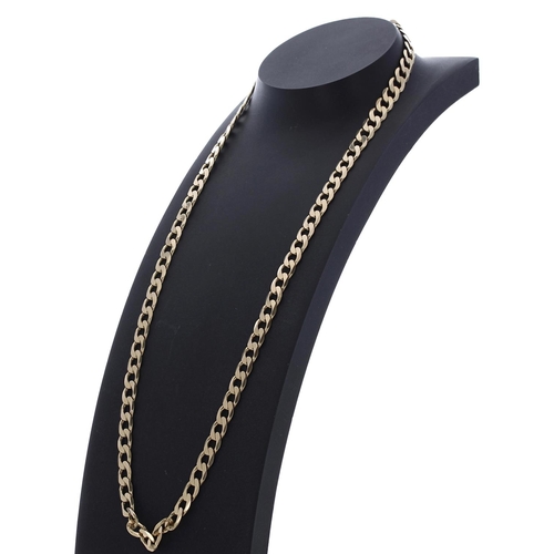 446 - 9ct yellow gold neck chain, 21.5gm, 18