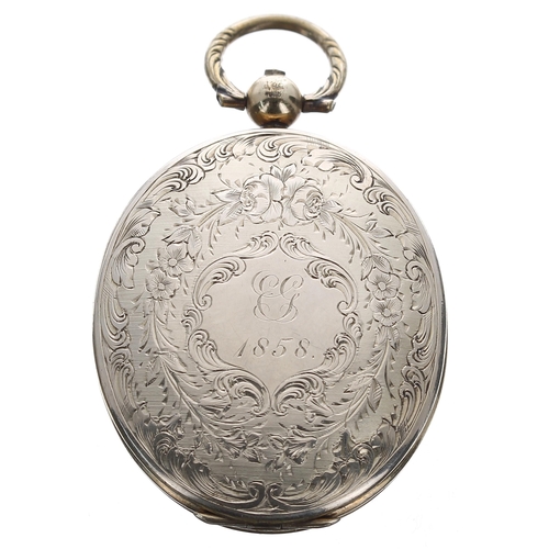 336 - Antique pinchbeck oval engraved locket pendant, 27gm, 58mm x 35mm