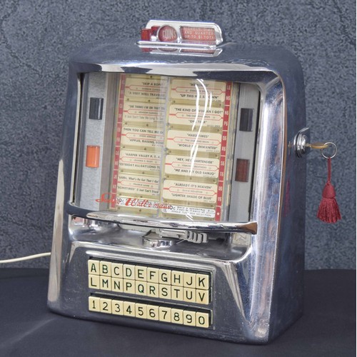 582 - Seeburg 200 Wall-o-Matic jukebox wall box** This is set to accept quarter US Dollar coins... 