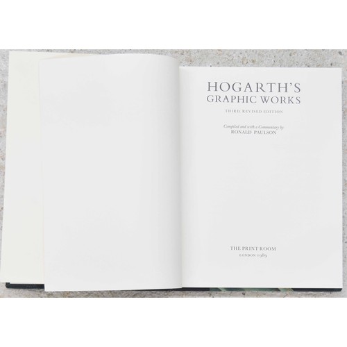 881 - Hogarth's Graphic Works, Third, Revised Edition, compiled and with a commentary by Ronald Paulson, p... 