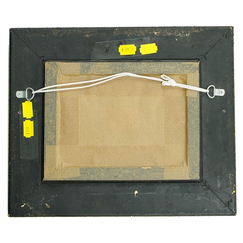 981 - Continental School (20th century) - a beach scene at low tide with figures unloading fishing boats, ... 