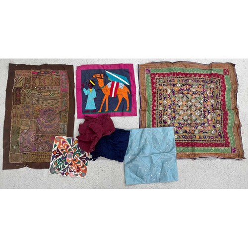 783 - Assorted African and other silk and cloth samples