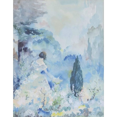 605 - James Bentley (20th/21st century) - 'The Garden of my Dreams', signed and indistinctly dated, possib... 