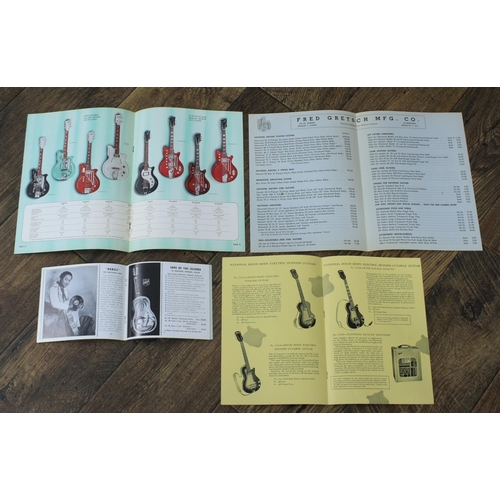 1463 - Original 1953 National guitar full line product catalogue; together with an original 1964 National g... 