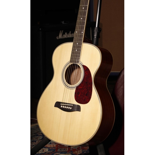 698 - Brunswick BF200N acoustic guitar, with soft bag