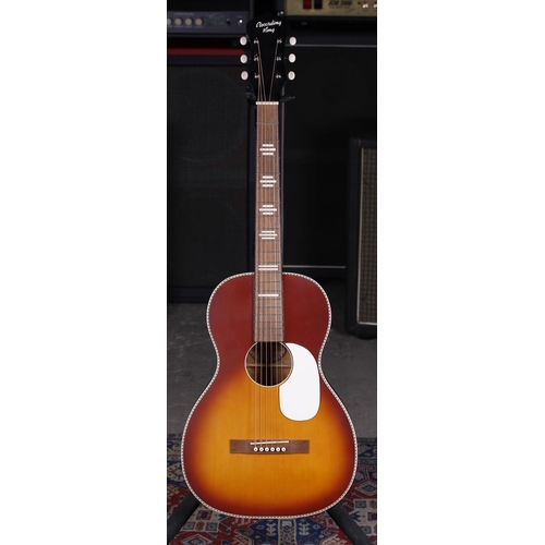 704 - 2020 Recording King Dirty 37 RPS-7-TS acoustic guitar, made in China; Back and sides: matt black, su... 