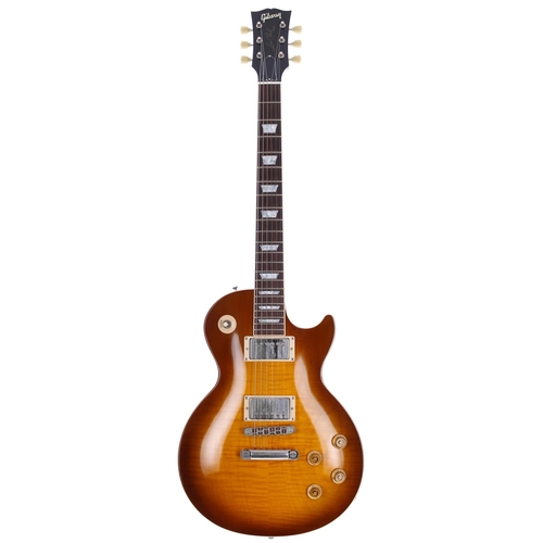 101 - 2002 Gibson Les Paul Standard electric guitar, made in USA; Body: honey burst finished maple top upo... 