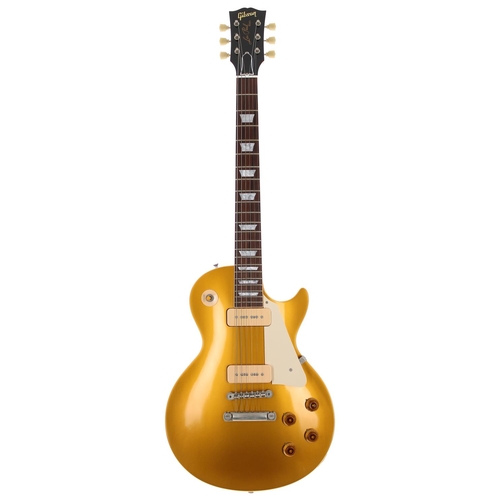 102 - 2002 Gibson Custom Shop '56 Reissue Les Paul electric guitar, made in USA; Body: gold top finish upo... 