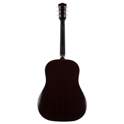 104 - 2002 Gibson J-45 acoustic guitar, made in USA; Back and sides: mahogany, light surface scratches and... 