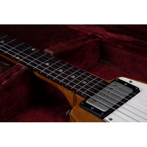 121 - The Virginia V - 1958 Gibson Flying V electric guitar, made in USA; Body: natural korina, refinished... 