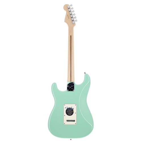 14 - 2009 Fender Jeff Beck Stratocaster electric guitar, made in USA; Body: surf green finish; Neck: mapl... 