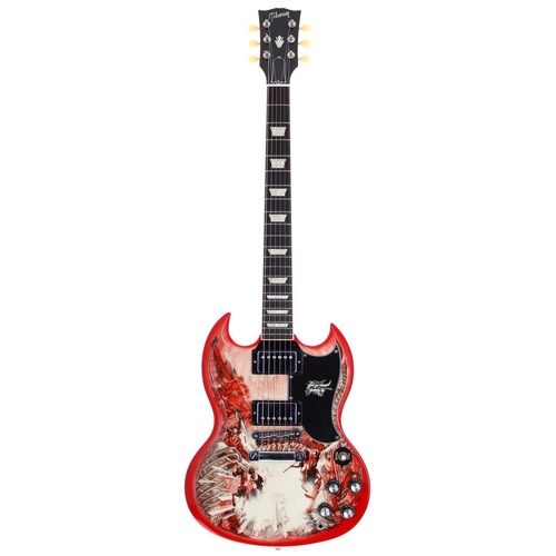 117 - 2013 Gibson SG Standard 'Relentless Energy Custom' electric guitar, made in USA; Body: custom graphi... 