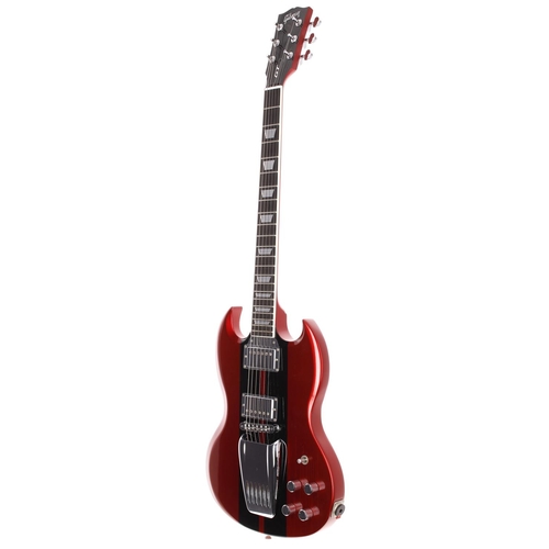 123 - 2007 Gibson SG GT electric guitar, made in USA; Body: candy apple red finish with black centre strip... 