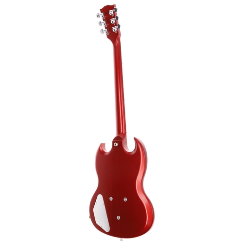 123 - 2007 Gibson SG GT electric guitar, made in USA; Body: candy apple red finish with black centre strip... 